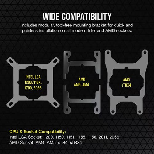 Corsair iCUE H150i Elite LCD XT 360mm RGB CPU Liquid Cooler